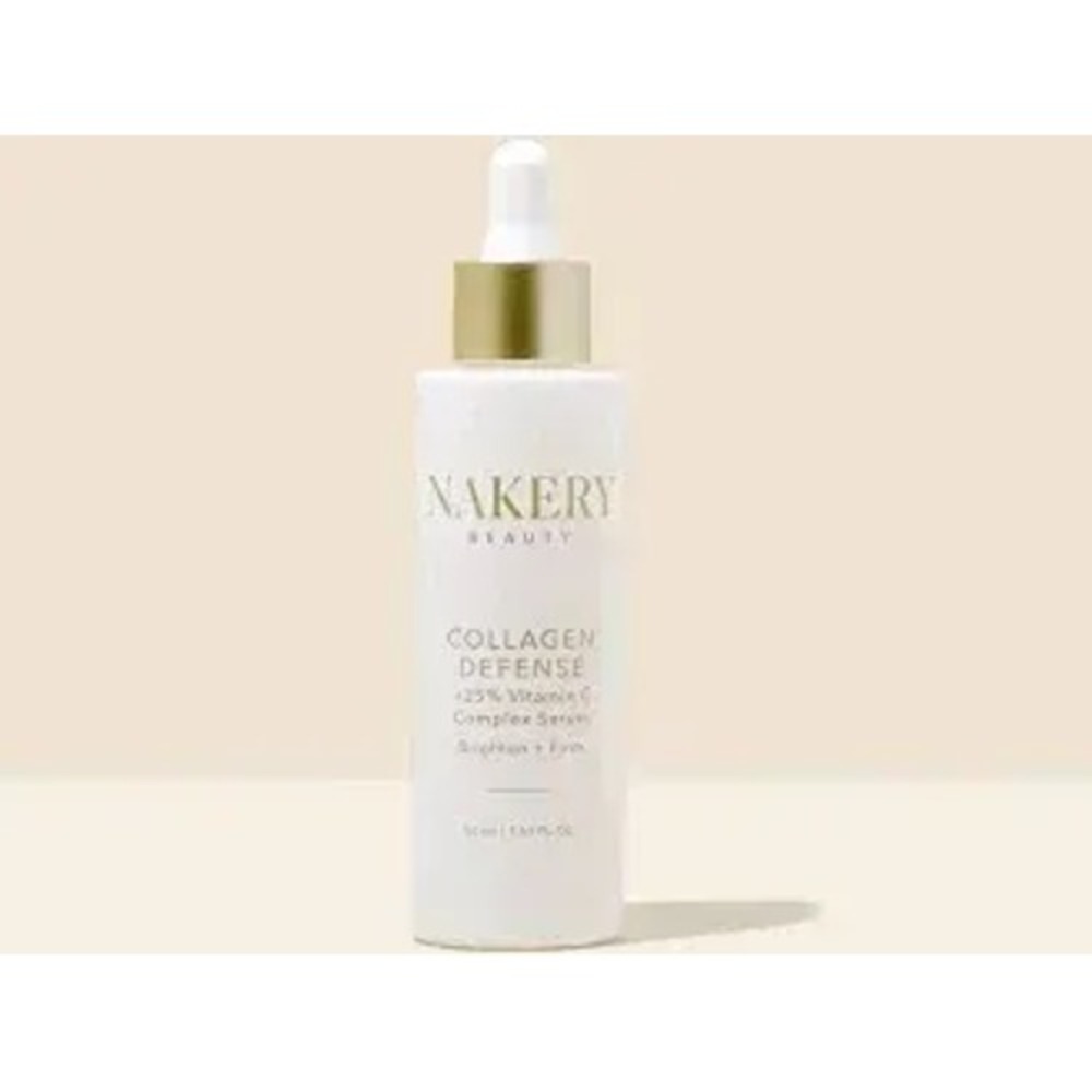 MSRP $42 Nakery Collagen Defense +25% Vitamin C Complex*NIB, Full Size, 50mL